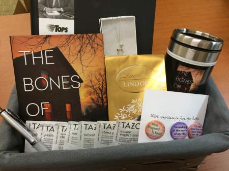 Bones of You giveaway basket